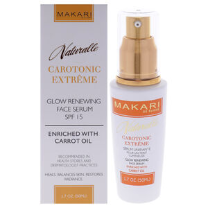 Carotonic Extreme Glow Renewing Face Serum SPF 15 by Makari 1.7 oz Serum